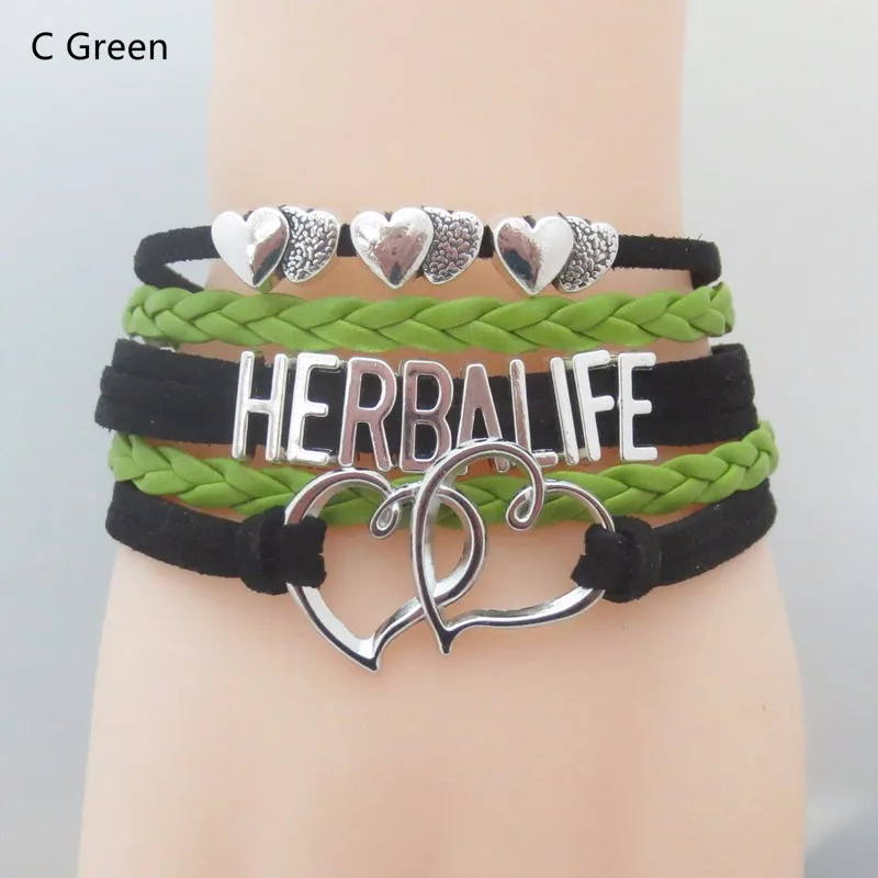 Бесконечность любовь браслет с надписью herbalife Мода Женщина Подвеска для браслета