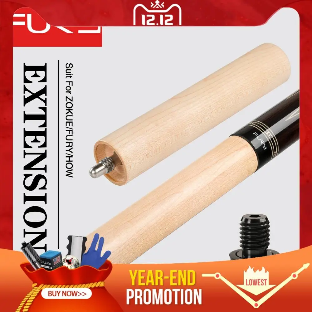 

Billiards Pool Cue Extensions 15.5cm Solid Maple Easy Convenient Extender Professional Billiard Accessories For FURY HOW/ZOKUE