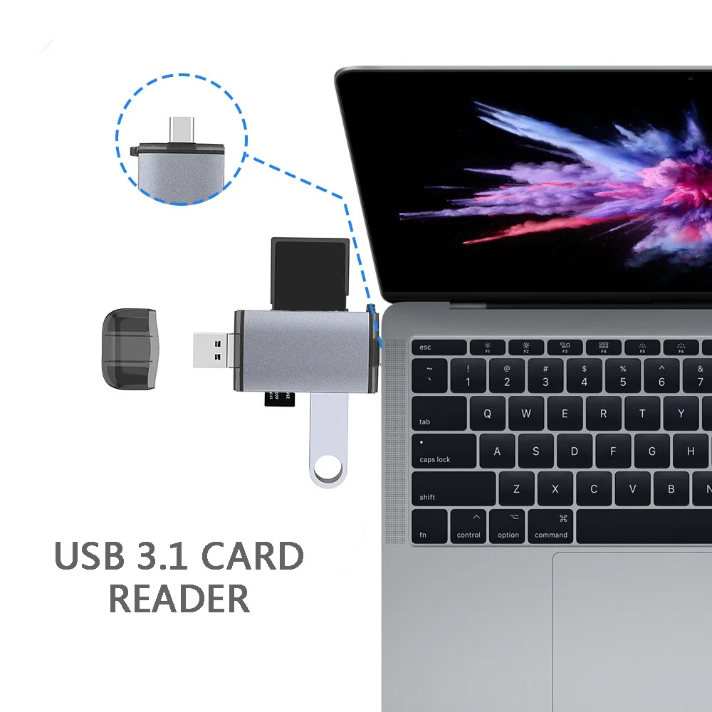

Multi USB 3.1Type-c Micro USB 2.0 Usb Hub 3.0 Port PC Computer Accessories FOR Macbook pro Huawei P30 P30 pro Samsung S10 S10+