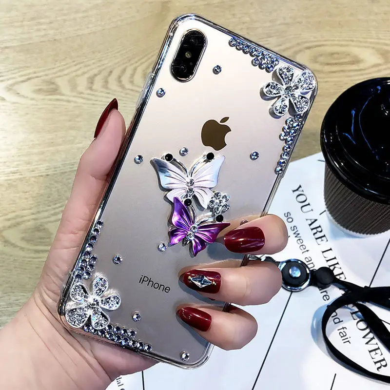 Luxury Rhinestone Embellished Phone Case