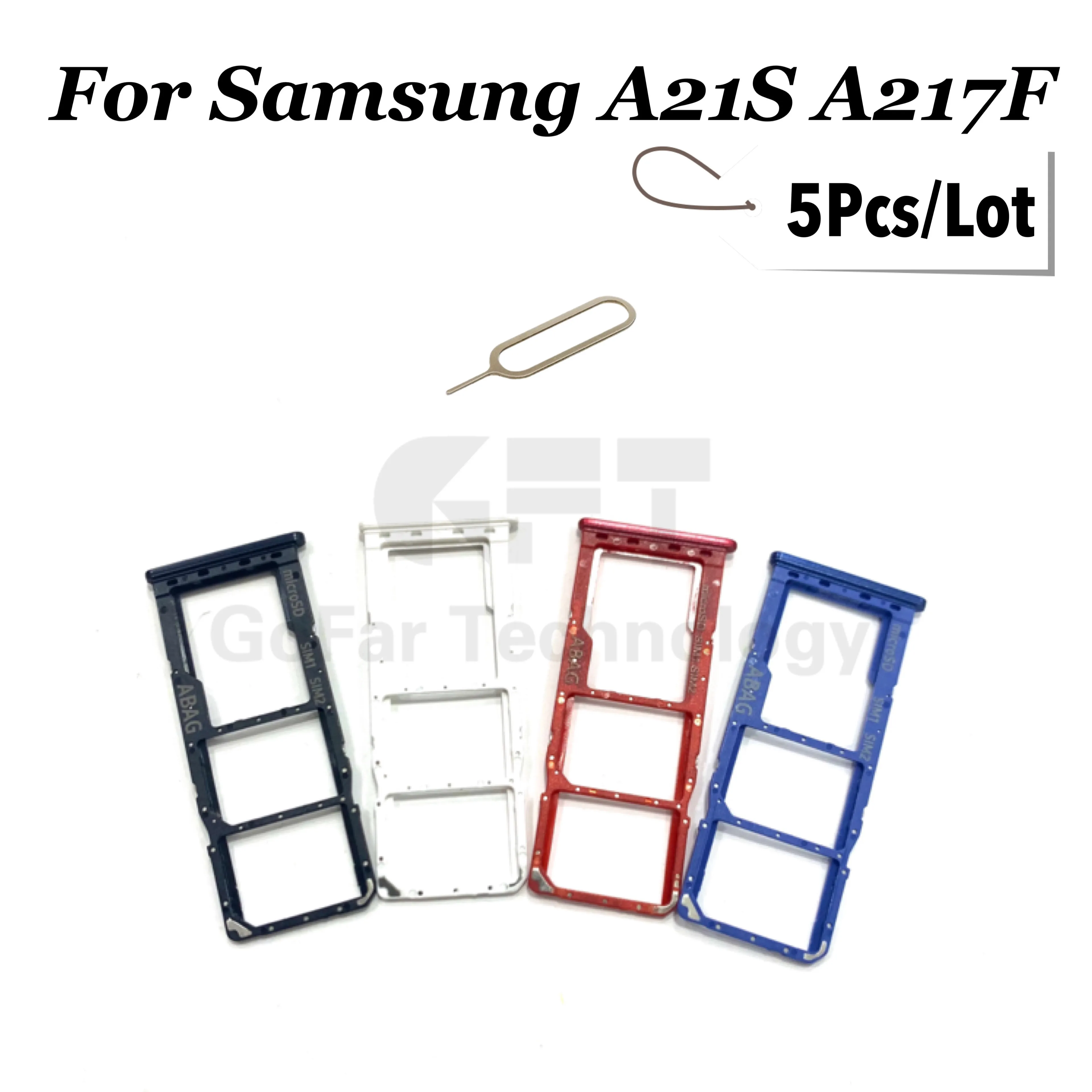 5 шт. Sim Слот для карт памяти Samsung Galaxy A21s A217F A217M оригинальный телефон новый черный