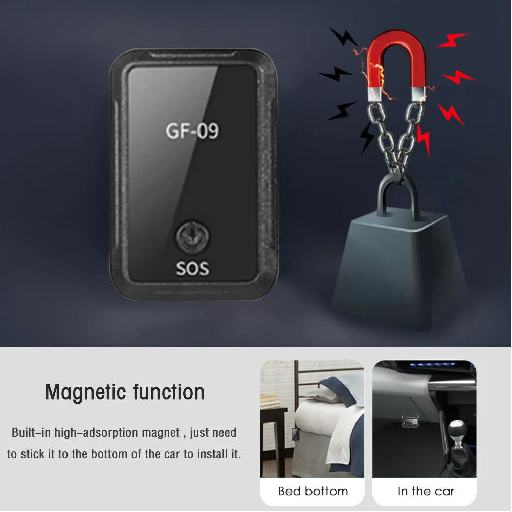 

Gift Magnetic Adsorption Real Time Elder Kids Positionering Locator Car GPS Tracker Mini Anti-lost Anti Theft WiFi APP Recording