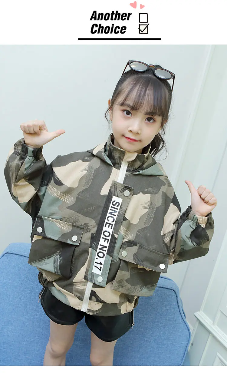 迷彩印花风衣夹克_15