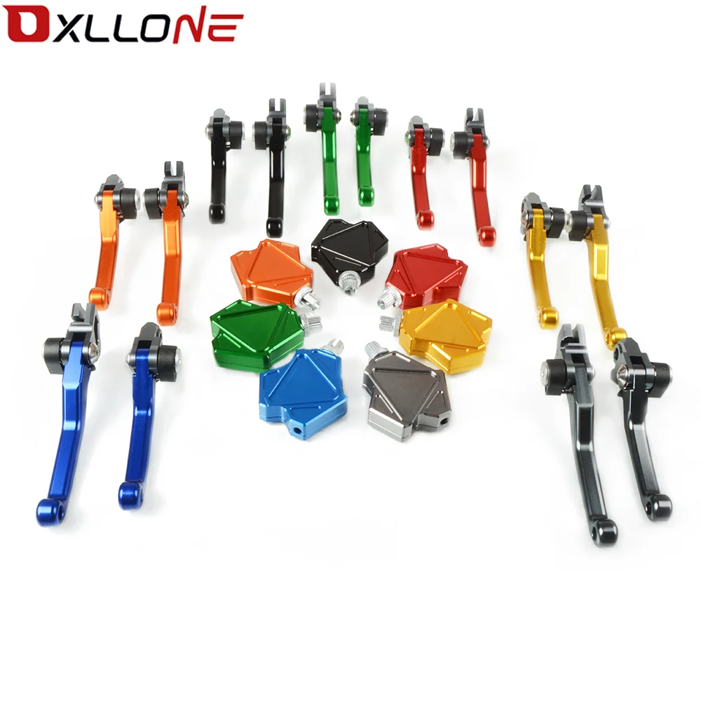 

Motocross Pit Bike Pivot Brake Clutch Levers and Easy Pull Clutch Lever System set with LOGO FOR YAMAHA YZ65 2018