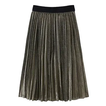 

Lady Women Loose High Quality Long kawaii Skirt Adult Pleated Skirt sexy Skirt юбка женская skirts womens Women clothes#G1