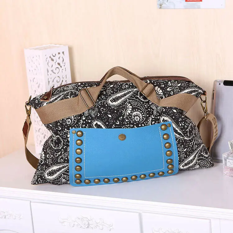 Женская винтажная сумка Наплечные сумки Tote Boho через плечо Женский кошелек для
