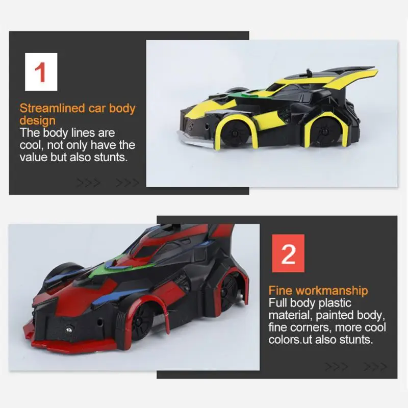 Горячие стены скалолазание RC автомобиль дистанционного управления игрушки анти потолок Гравитация умный гоночный автомобиль Рождественский подарок для детей