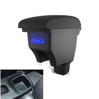 

For Suzuki SX4 armrest box central Store content box accessories With USB interface