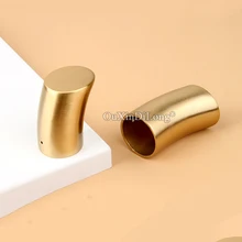 

8PCS Ox Head Horn Crutch Elbow Copper Foot Cover Official Chair Stool Sofa Armrest Brass Cap Water Chestnut Foot Cap FG584