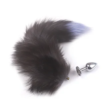 Separable Anal Plug Real Fox Tail Butt Plugs For Women Adults Sex Game Products Women Men Sex Toys For Couple Cosplay 3