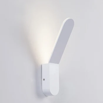 

5W LED Wall Lights Aluminum Modern Sconces AC85-265V Wall Mounted Lamps White Bedside Aluminum Home Lighting Fixtures
