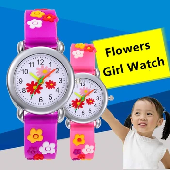 

Colorful Flowers Watch Children Kids Watches for girls gift Casual waterproof Child Quartz Wristwatch Relogio Relojes kol saati