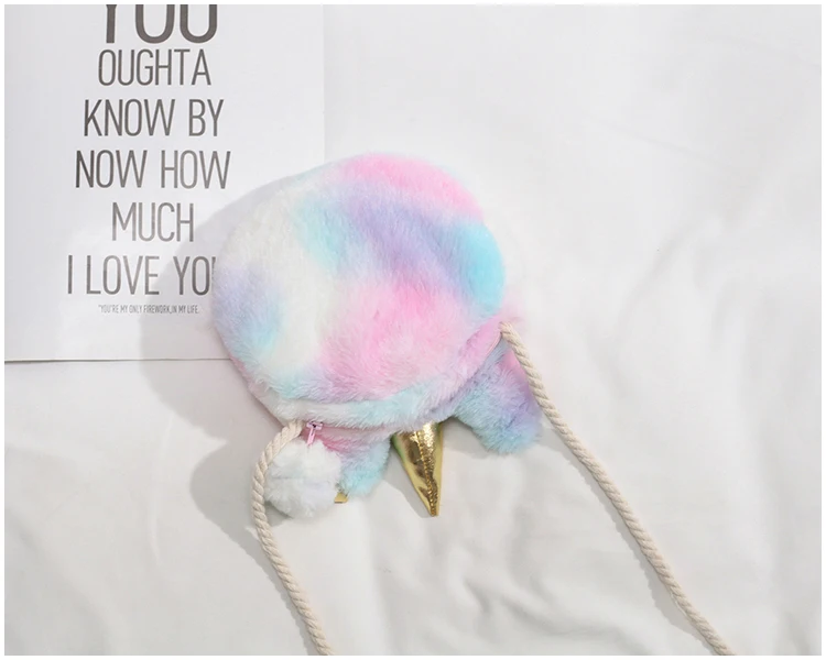 Unicorn Stuffed Toys Plush Girls Bags Stuffed Animals Messenger Bags Shoulder Bag Wallet toys