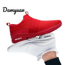 Damyuan 2019 New Fashion Men Women Flyweather Comfortable Breathable Non-leather Casual Light Size 46 Sport Mesh Jogging Shoes