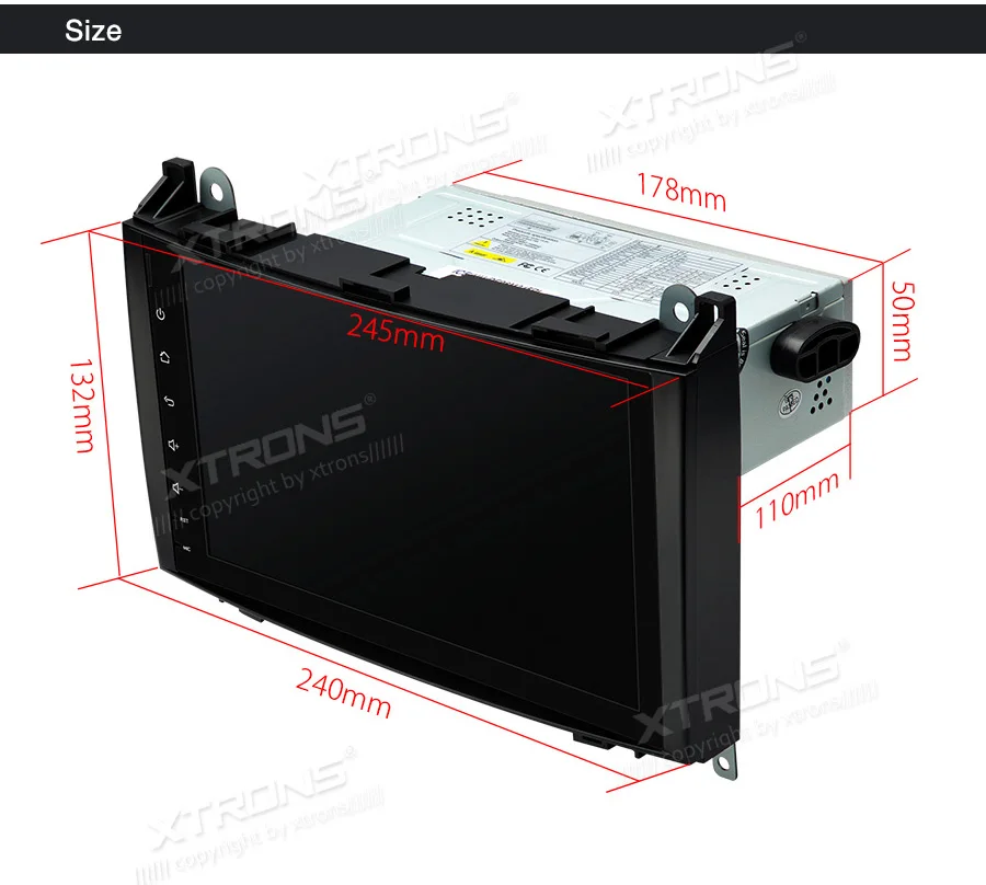Top XTRONS 9"Android 9.0 Octa Core 4GB RAM 64GB ROM Car Multimedia GPS System for Mercedes Benz W245 W169 Viano & Vito W639 NO DVD 29