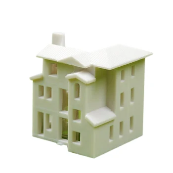 

1Pcs Or 6Pcs/Lot 1.6 X 1.35 X 1.35cm 1:800 Scale DIY Building House Sand Table Villa Model Decoration - No.8
