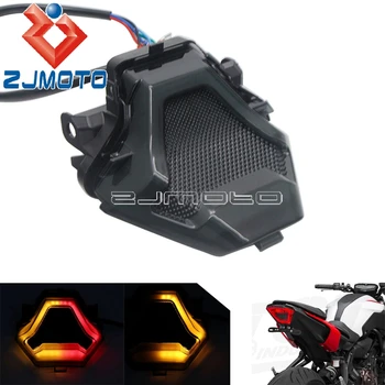 

LED Integrated Tail Light Assembly Custom For Yamaha YZF R3 R25 Y15ZR MT07 YZF FZ07 LC150 Brake Light Amber Turn Signal Blinker