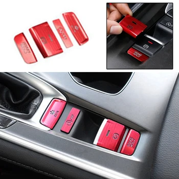 

New Arrival High Quality For Honda Accord 2018-2020 Gear Accessories P Gear BRAKE HOLD Trim Frame Red 4pc