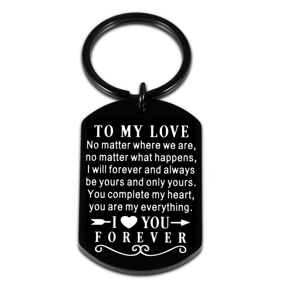 Keychain Accessories With First Name To My Wonderful Imc I Love You This  Much Always Forever Romantic Valentine Day Gift Wife Girlfriend Pe 