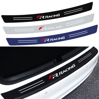 

Car Styling Trunk Rear Bumper FR emblem Protection Sticker Decal for Seat FR+ Racing Leon Ibiza cupra Auto Accessories