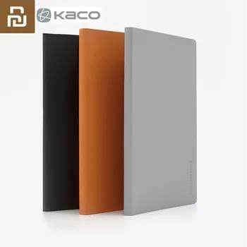 

2pcs Kaco Green Noble Paper NoteBook PU Cover Slot Book for Office Travel with a Gift for Xiaomi Mijia