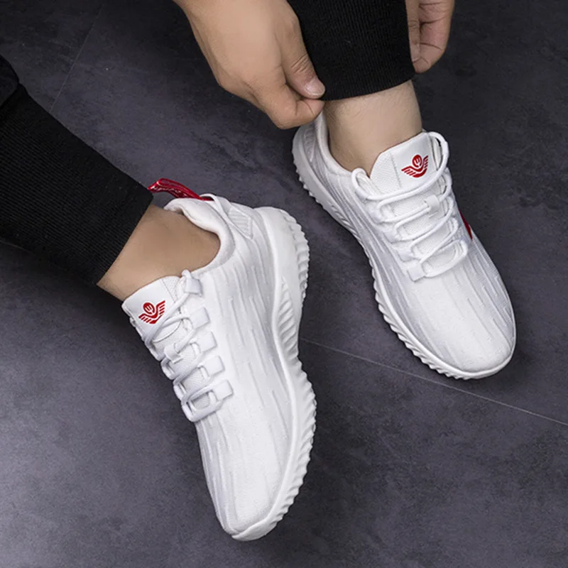 

New Style Spring And Autumn Men Athletic Shoes Students And with Casual Shoes Trend Versatile Breathable Casual Shoes Men's Runn
