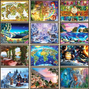 

2020 New 1000-piece Puzzle Adult Decompression Artifact Multiple Styles To Choose At Will