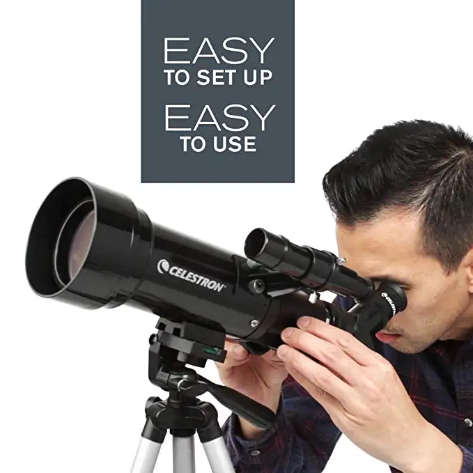 Celestron портативный рефрактор астрономический телескоп для начинающих-стеклянная оптика со фуллипокрытием-70 мм туристический прицел-программная посылка