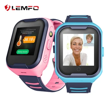 

LEMFO 2020 4G GPS Smart Watch Kids Body Temperature Monitoring 700Mah Battery Video Call Smartwatch For Children Phone Watch