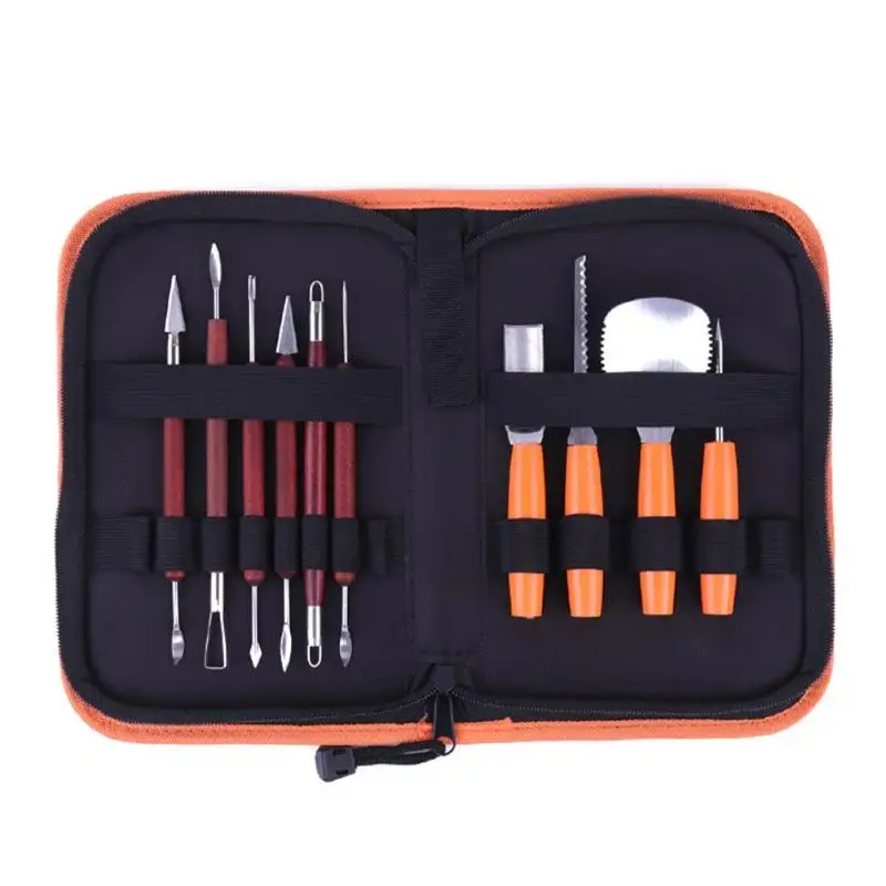 10pcs halloween pumpkin carving cutter thanksgiving stainless