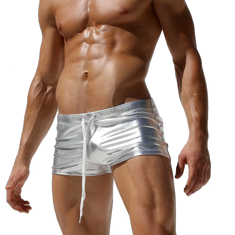 Mens Swimsuits Sexy Swimwear Men Bikini Low Waist Swimsuit Metal Design Beach Swimming Briefs Quick Dry Breathable Mayo Surfing Sunga Trunks