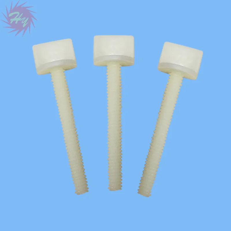Uxcell M4 X 12mm Nylon Thumb Screws With T Nuts – 5 Pcs For RC Models, Aircraft & DIY