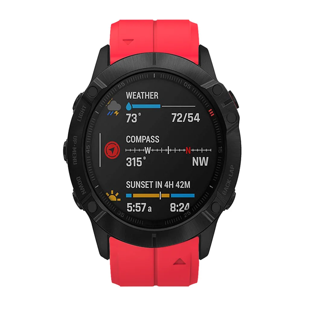 Силиконовый ремешок на запястье для Garmin Fenix 6X/Fenix 6 XPro, ремешок для умных часов, сменный ремешок для мужских и женских часов, спортивный браслет 19Sep