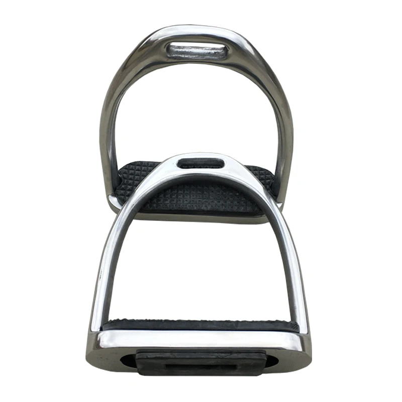 Aluminum Fillis Stirrups Light Weight Strong Safety Horse Products Stirrups Rubber Pad12cm