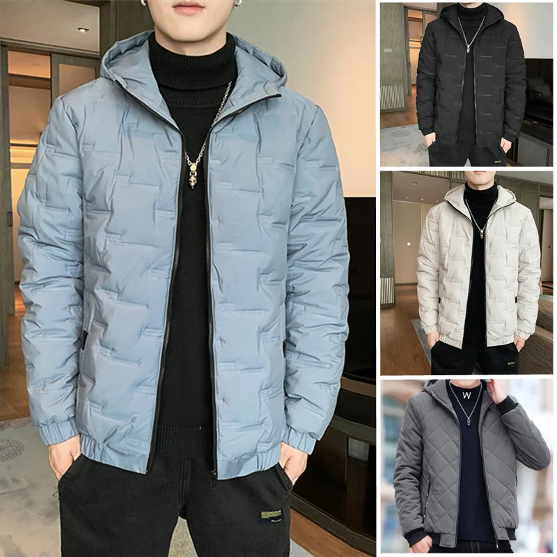 

2020 new autumn and winter men's jackets, men's work clothes coats men's cotton-padded clothes, men's plus velvet thickening men