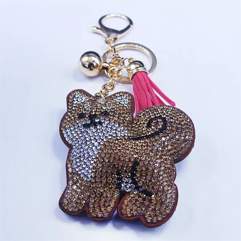 Porte-clés Dessin Animé Porte-clés Mode Coeur Fait Main Mignon Bling  Cristal Porte-clés pour Femmes …Voir plus Porte-clés Dessin Animé  Porte-clés Mode