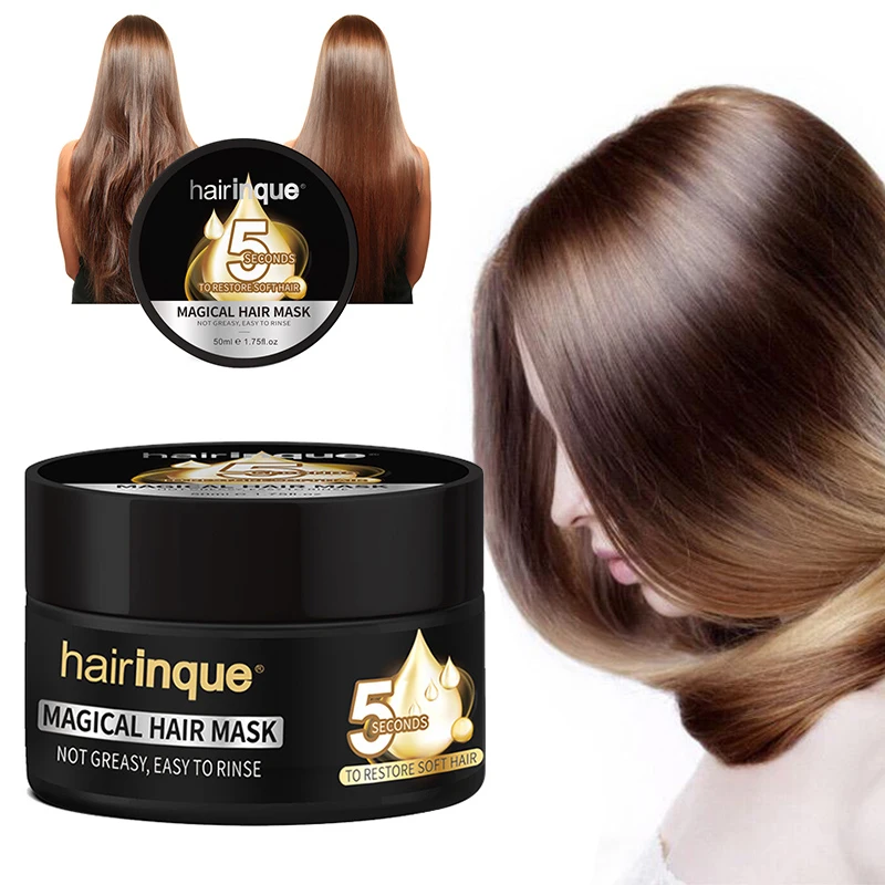 50ml Magical Keratin Hair Treatment Moisturizing Nourishing Mask 5 Seconds Repair Damaged &amp Restore Soft |