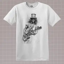 Футболка с надписью Slash Drawn Rock Music, бархатная футболка с изображением роз Инди