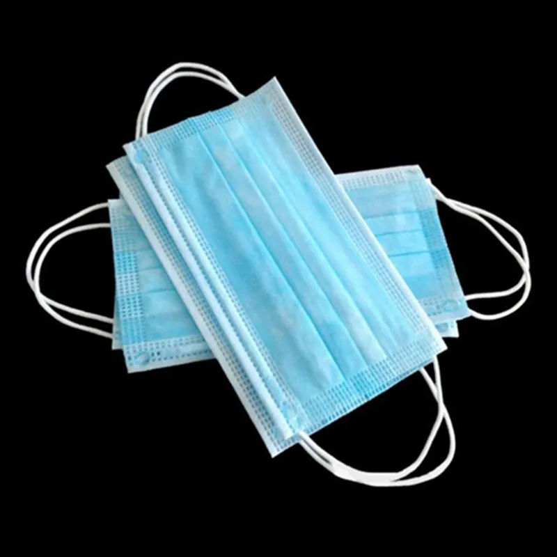 

200pcs 3layers mask prevent Anti Corona Virus COVID-19 dust face mouth mask healthy N02076