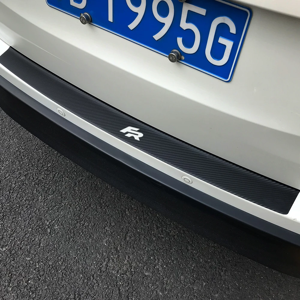 Виниловая наклейка на задний бампер автомобиля для сиденья FR Leon MK3 MK2 Ibiza 6J 6L Altea Ateca Toledo 2 3 1 4 Защита багажника аксессуары