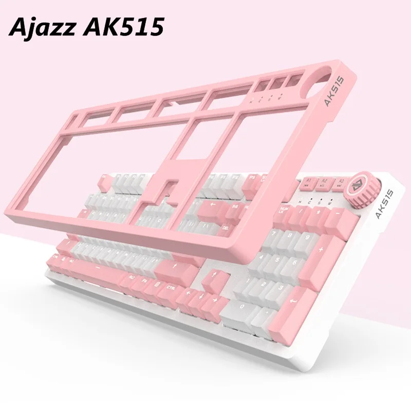 Механическая клавиатура Ajazz AK515 проводная USB со съемной крышкой цвет черный синий