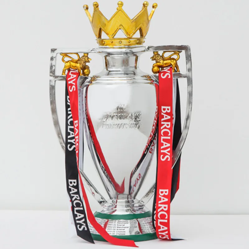 

New Special Die-cast Metal Plastic Medium Premier 1:1 League Trophy Football Trophy Collection Model Barclays Cup 2018-19 R4350