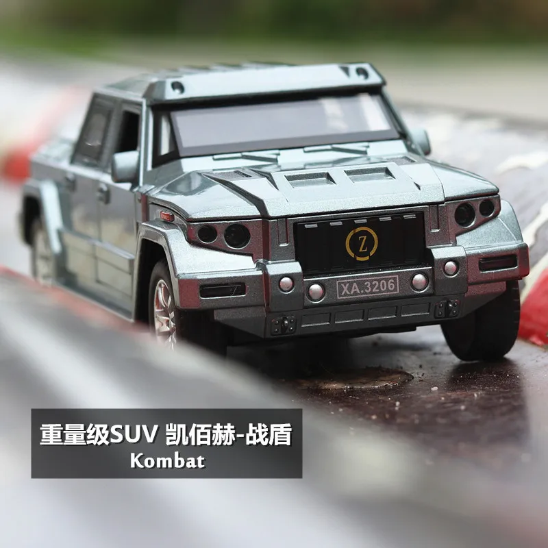 1/32 Die-cast Alloy Off-road Alloy Car Suv Simulation Car Model 1:32 Sound And Light Vehicle Model Alloy Car Model Children Gift