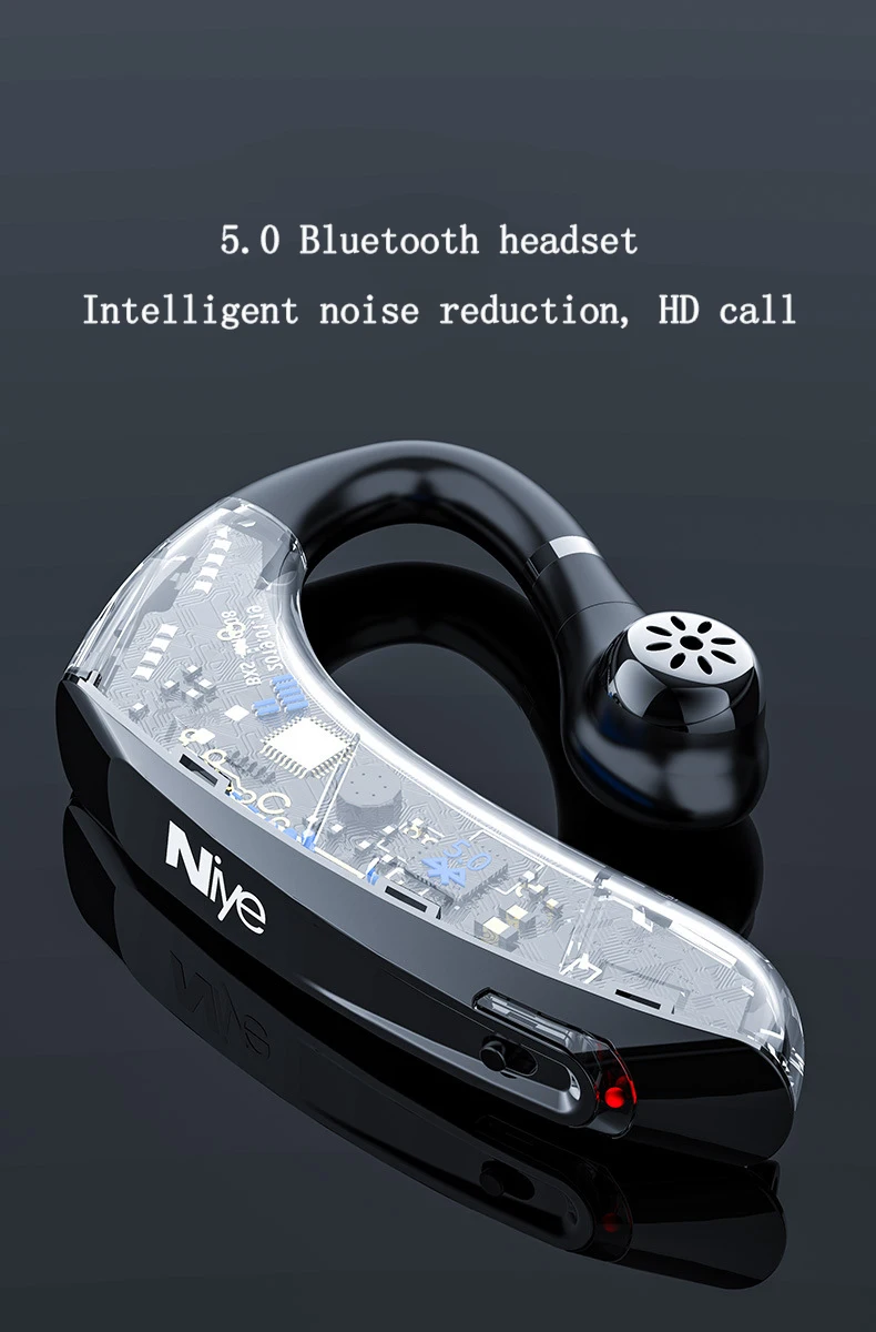 Ultra-long Standby Universal Business Driving Wireless Bluetooth Headset Hanging Ear Sports Painless Wear 5.0 Earphone