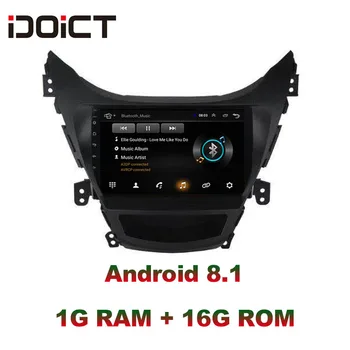 

IDOICT Android 8.1 Car DVD Player GPS Navigation Multimedia For Hyundai Elantra Radio 2011-2013 car stereo