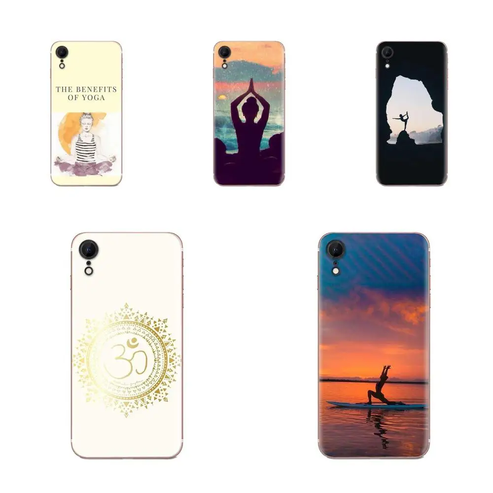 АУМ Ом Йога ТПУ аксессуары Чехлы для Samsung Galaxy A10 A20 A20E A3 A40 A5 A50 A7 J1 J3 J4 J5 J6 J7 2016 2017