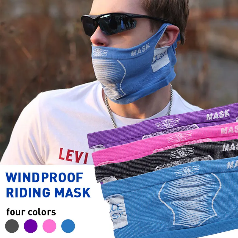 Dustproof Mask Face Mask Respirator Breathing Warmth 4 Colors Skiing Outdoor Riding Portable Anti-Pollution