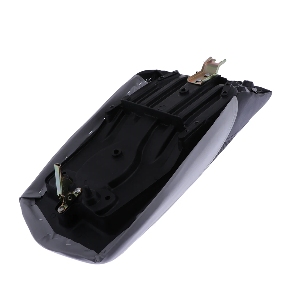 Motorcycle Rear Pillion Passenger Pad Seat Chopper Rear Pillion Passenger Pad Seat Hot for 150-250cc ATV Scooter Quad Bikes 