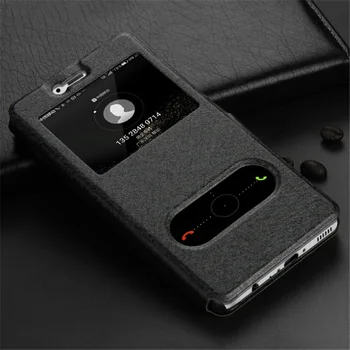 

Flip Case for Huawei on Honor 7A 6C Pro 7C 7X 6A 9 10 P Smart P20 P8 P9 P10 Lite Luxury Window View Leather Case Y6 2018