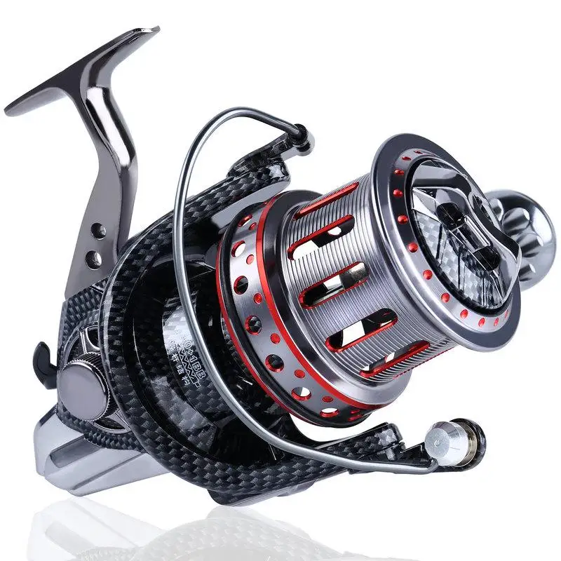 8000-12000 Spinning Fishing Reel Boat Big Game Fishing Trolling ReelFishing Reel CNC Machined Spool Large Capacity Metal